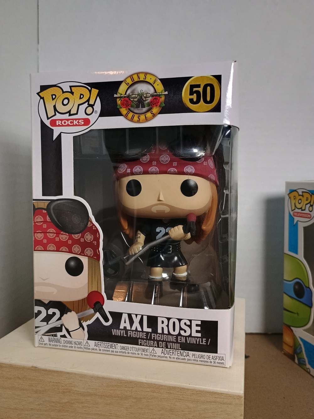 Funko Pop! Rocks Axl Rose #50 Figure Red & Black Like New